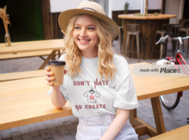 Don't Hate Go Create (T-Shirt)