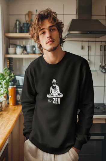 BeZen_Buddha (Crewneck Sweatshirt)